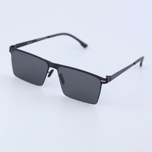 O'S OPTICAL 2202 Rectangular Sunglasses Men Women Stainless Steel Polaroid Uv400